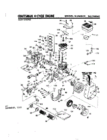 Replacement Parts parts for Craftsman Lawn & Garden Engine 143744042 from AppliancePartsPros.com