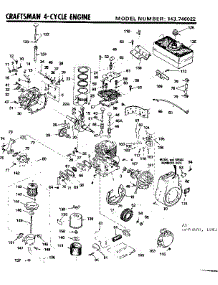 Replacement Parts parts for Craftsman Lawn & Garden Engine 143746022 from AppliancePartsPros.com