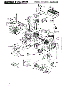 Replacement Parts parts for Craftsman Lawn & Garden Engine 143746062 from AppliancePartsPros.com