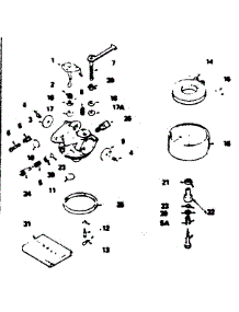 Carburetor parts for Craftsman Lawn & Garden Engine 143751052 from AppliancePartsPros.com