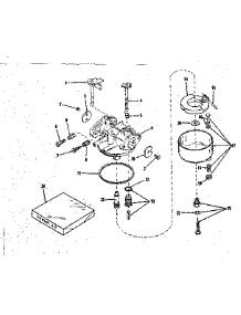 Carburetor No. 29168 (Lmg-132) parts for Craftsman Walk-Behind Lawn Mower 14375251 from AppliancePartsPros.com