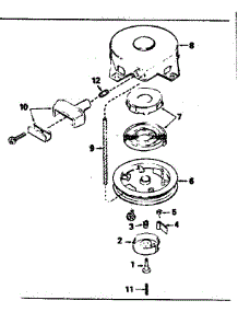 Rewind Starter No. 590420A parts for Craftsman Lawn & Garden Engine 143754082 from AppliancePartsPros.com