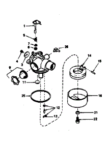 Carburetor parts for Craftsman Lawn & Garden Engine 143754152 from AppliancePartsPros.com