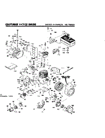 Replacement Parts parts for Craftsman Lawn & Garden Engine 143756022 from AppliancePartsPros.com