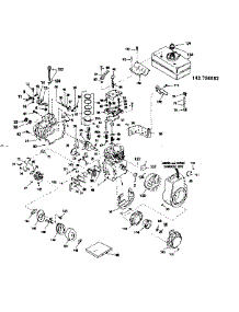 Engine parts for Craftsman Lawn & Garden Engine 143756082 from AppliancePartsPros.com