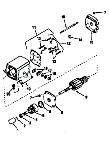Starter Motor parts for Craftsman Lawn & Garden Engine 143770022 from AppliancePartsPros.com