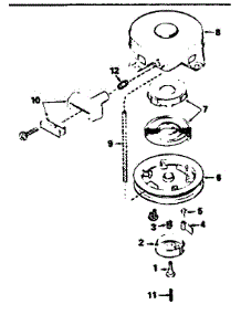 Rewind Starter No. 590420A parts for Craftsman Lawn & Garden Engine 143774122 from AppliancePartsPros.com
