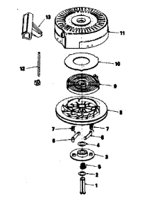 Rewind Starter parts for Craftsman Lawn & Garden Engine 143784062 from AppliancePartsPros.com