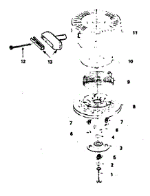 Rewind Starter No. 590648 parts for Craftsman Lawn & Garden Engine 143784202 from AppliancePartsPros.com
