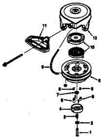 Rewind Starter No. 590630 parts for Craftsman Lawn & Garden Engine 143786022 from AppliancePartsPros.com
