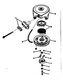 Rewind Starter parts for Craftsman Lawn & Garden Engine 143786112 from AppliancePartsPros.com
