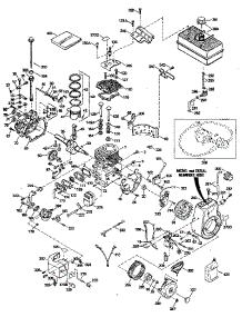 Replacement Parts parts for Craftsman Lawn & Garden Engine 143816022 from AppliancePartsPros.com