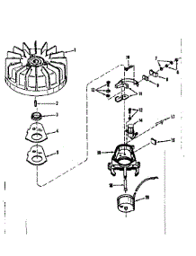Magneto parts for Craftsman Lawn & Garden Engine 14382002 from AppliancePartsPros.com