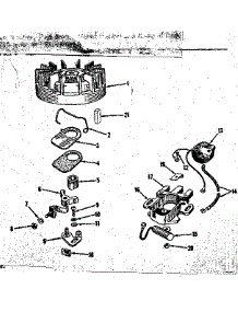 Magneto parts for Craftsman Lawn & Garden Engine 14382004 from AppliancePartsPros.com