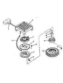 Rewind Starter No. 28630 parts for Craftsman Lawn & Garden Engine 14382005 from AppliancePartsPros.com