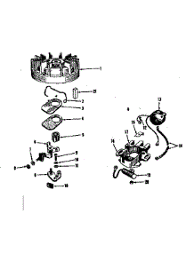 Magneto No. 27986 parts for Craftsman Lawn & Garden Engine 14382006 from AppliancePartsPros.com