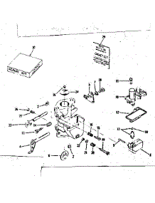 Carburetor No. 29349 parts for Craftsman Lawn & Garden Engine 14382006 from AppliancePartsPros.com