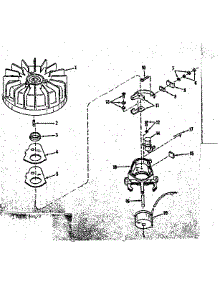 Magneto No. 27517 parts for Craftsman Lawn & Garden Engine 14383000 from AppliancePartsPros.com