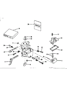 Carburetor No. 28991 parts for Craftsman Lawn & Garden Engine 14383000 from AppliancePartsPros.com