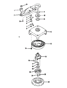 Self Starter No. 29362 parts for Craftsman Lawn & Garden Engine 14383251 from AppliancePartsPros.com