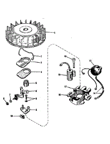 Magneto (Phelon F-3220-G) parts for Craftsman Lawn & Garden Engine 14383252 from AppliancePartsPros.com