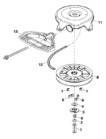 Starter 590672 (71 / 143) parts for Craftsman Lawn & Garden Engine 143836022 from AppliancePartsPros.com