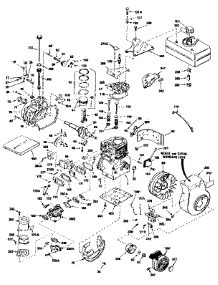 Engine parts for Craftsman Lawn & Garden Engine 143836122 from AppliancePartsPros.com