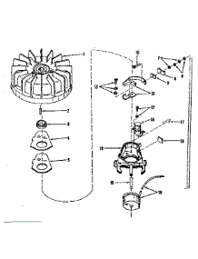 Magneto No. 27517 parts for Craftsman Lawn & Garden Engine 14390021 from AppliancePartsPros.com