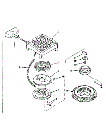 Rewind Starter No. 29415 parts for Craftsman Lawn & Garden Engine 14391251 from AppliancePartsPros.com