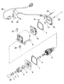Starter Motor 143.33329D (71 / 143) parts for Craftsman Lawn & Garden Engine 143951001 from AppliancePartsPros.com