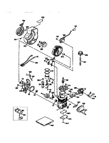 Engine Assembly parts for Craftsman Lawn & Garden Engine 143953071 from AppliancePartsPros.com