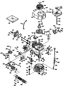 Replacement Parts parts for Craftsman Lawn & Garden Engine 143954022 from AppliancePartsPros.com