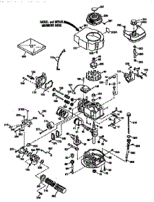 Engine (71 / 143)  143.954026 parts for Craftsman Lawn & Garden Engine 143954026 from AppliancePartsPros.com