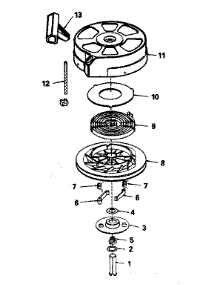 Starter 590637 (71 / 143) parts for Craftsman Lawn & Garden Engine 143955000 from AppliancePartsPros.com