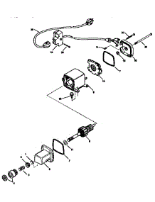Starter Motor 33290D (71 / 143) parts for Craftsman Lawn & Garden Engine 143955001 from AppliancePartsPros.com