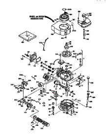 Engine (71 / 143) 143.963500 parts for Craftsman Lawn & Garden Engine 143963500 from AppliancePartsPros.com