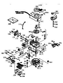 Engine (71 / 143) 143.963804 parts for Craftsman Lawn & Garden Engine 143963804 from AppliancePartsPros.com