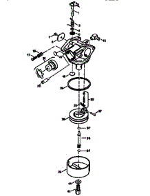 Carburetor 640026 (71 / 143) parts for Craftsman Lawn & Garden Engine 143964012 from AppliancePartsPros.com