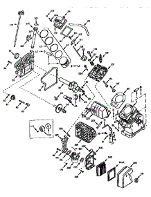 Engine(71 / 143) 143.965013 parts for Craftsman Lawn & Garden Engine 143965013 from AppliancePartsPros.com
