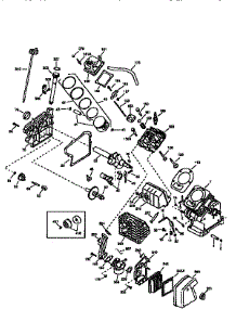 Engine (71 / 143) 143.965023 parts for Craftsman Lawn & Garden Engine 143965023 from AppliancePartsPros.com