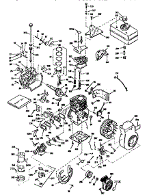 Engine (71 / 143) 143.966001 parts for Craftsman Lawn & Garden Engine 143966001 from AppliancePartsPros.com