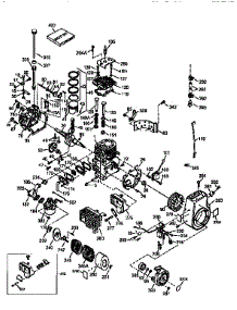 Engine 143.969007 (71 / 143) parts for Craftsman Lawn & Garden Engine 143969007 from AppliancePartsPros.com