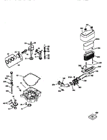 Engine (71 / 143) 143.971300 parts for Craftsman Lawn & Garden Engine 143971300 from AppliancePartsPros.com