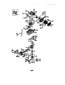 Engine 143.971670 parts for Craftsman Lawn & Garden Engine 143971670 from AppliancePartsPros.com