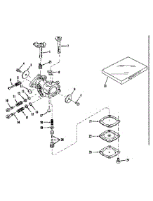 Carburetor No. 29780 parts for Craftsman Lawn & Garden Engine 14397251 from AppliancePartsPros.com