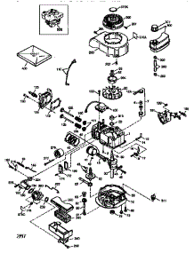 Engine (71 / 143) 143.973510 parts for Craftsman Lawn & Garden Engine 143973510 from AppliancePartsPros.com