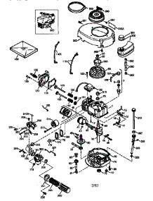 Engine (71 / 143) 143.974032 parts for Craftsman Lawn & Garden Engine 143974032 from AppliancePartsPros.com
