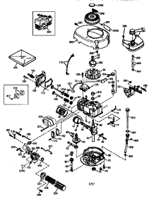 Engine (71 / 143) 143.974506 parts for Craftsman Lawn & Garden Engine 143974506 from AppliancePartsPros.com