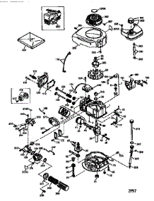 Engine (71 / 143) 143.975010 parts for Craftsman Lawn & Garden Engine 143975010 from AppliancePartsPros.com