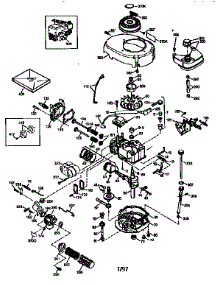 Engine (71 / 143) 143.975024 parts for Craftsman Lawn & Garden Engine 143975024 from AppliancePartsPros.com